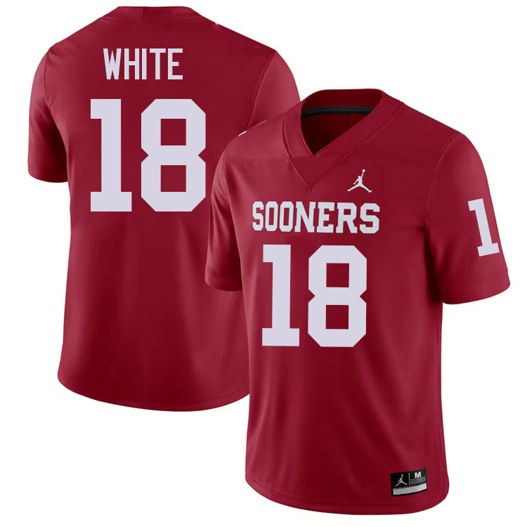 Jason White Oklahoma Sooners Jersey,Oklahoma Sooners Football Uniforms,Jersey-Crimson